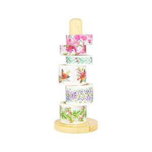 Floral Crafting Tape 6-Pack with Wooden Spool Holder